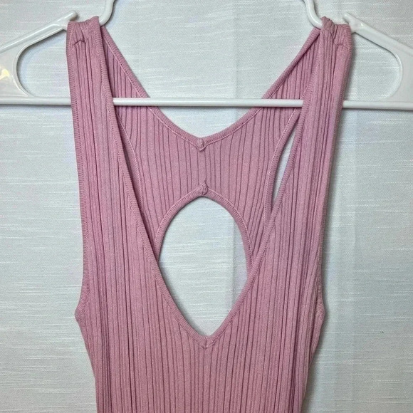 Hera Collection Ribbed Tank Midi Dress Large - Picture 3 of 9